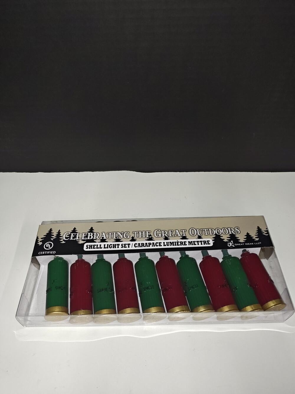 Great Ideas Celebrating The Great Outdoors Shotgun Shells Christmas Lights Set